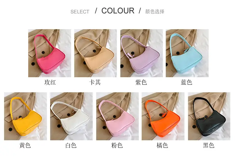 2023 Mini Underarm Bag Candy Color Shoulder Bag — feature 10