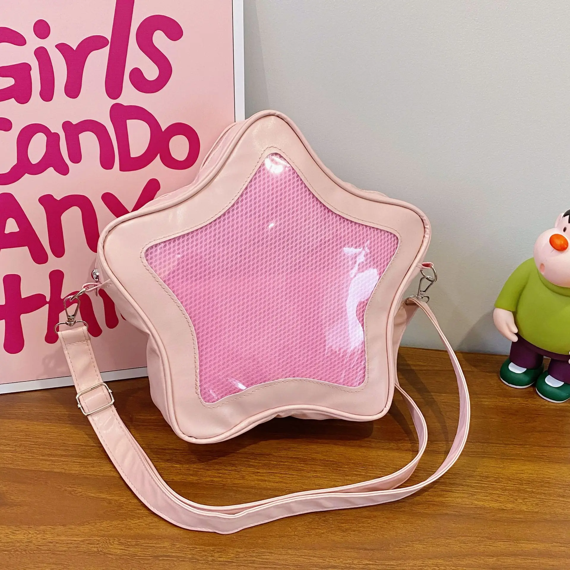 Cute Star Backpack Set for Girls Students Travel - Image 2
