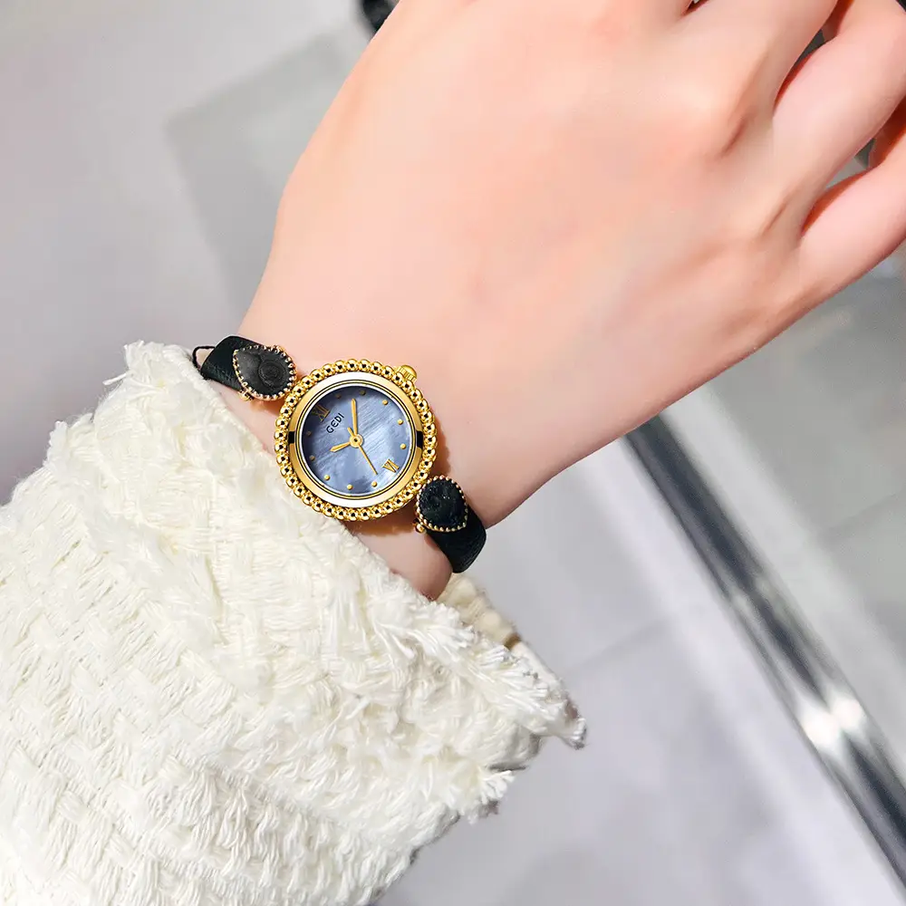 Gold Bohemian Women's Watch with Elegant Belt - Image 9