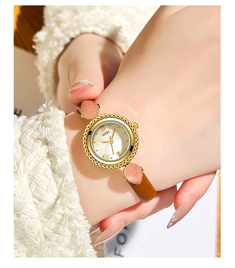 Gold Bohemian Women's Watch with Elegant Belt — feature 15
