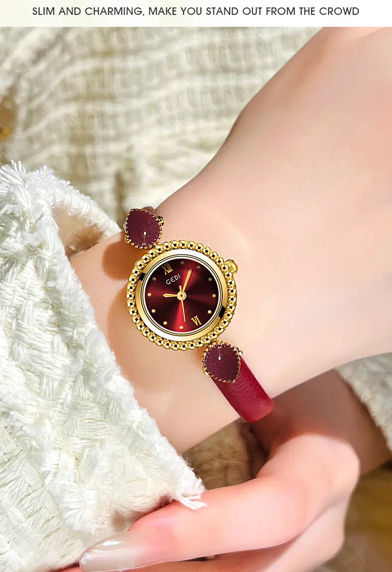 Gold Bohemian Women's Watch with Elegant Belt — feature 3