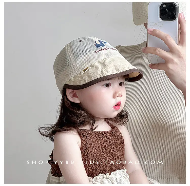 Baby Hats Sunscreen Cap Big Brim Cap — feature 2