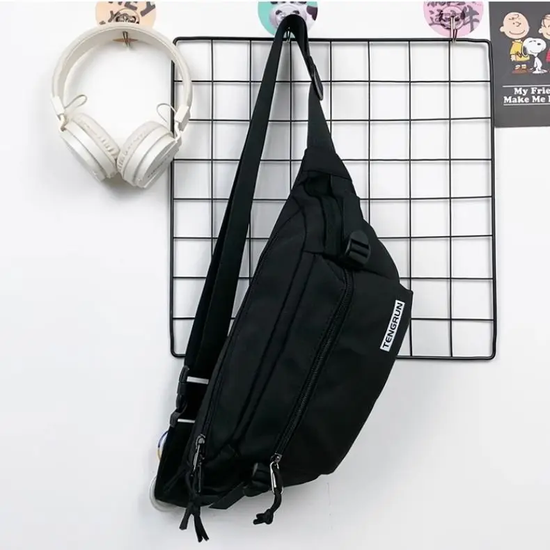 Trendy Cartoon Chest Bag for Men Women Brown — feature 21