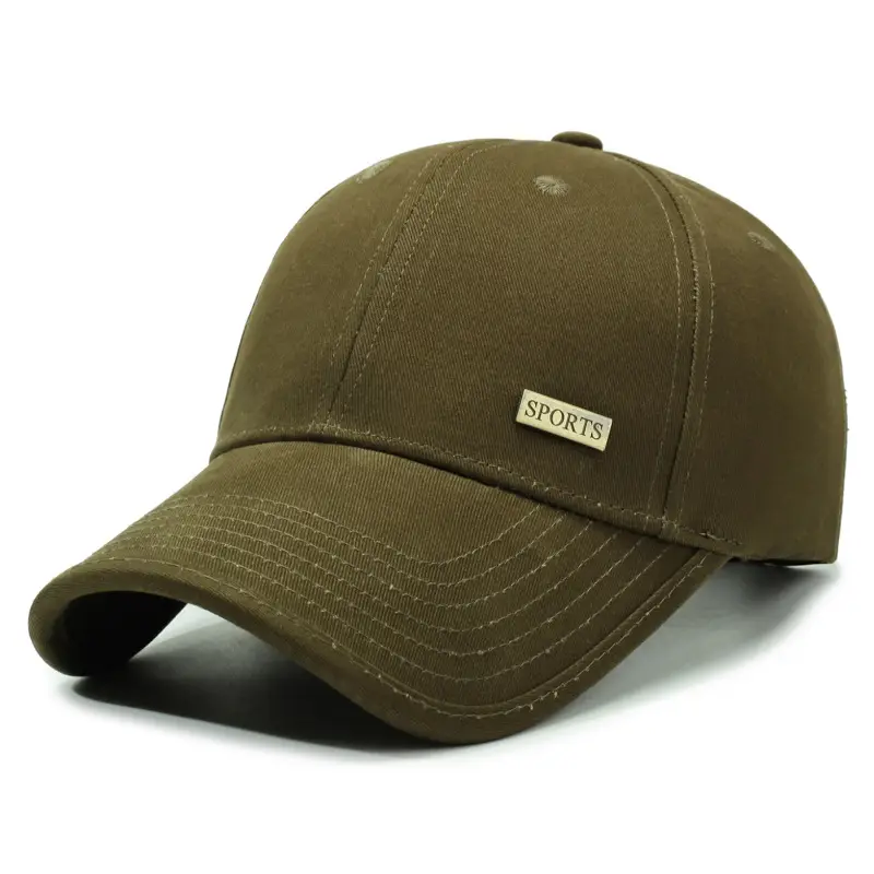 Black Vintage Washed Baseball Cap for Men - Image 5