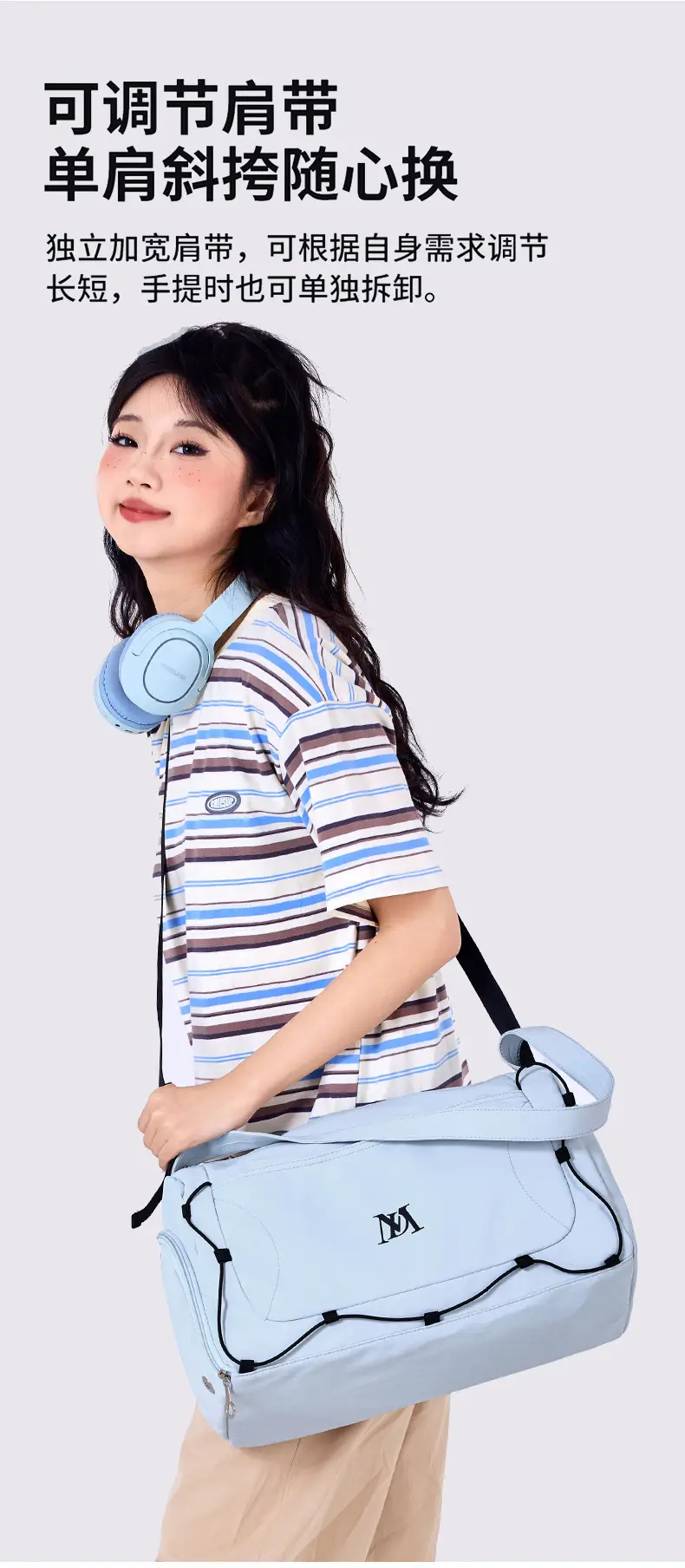 New Fashion One Shoulder Crossbody Travel Tote Bag — feature 16