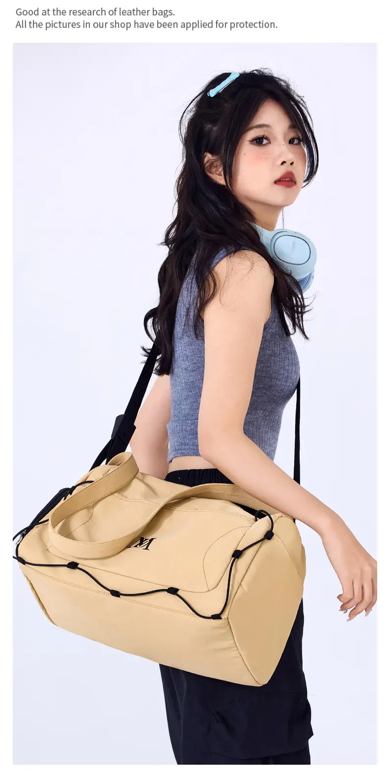 New Fashion One Shoulder Crossbody Travel Tote Bag — feature 24