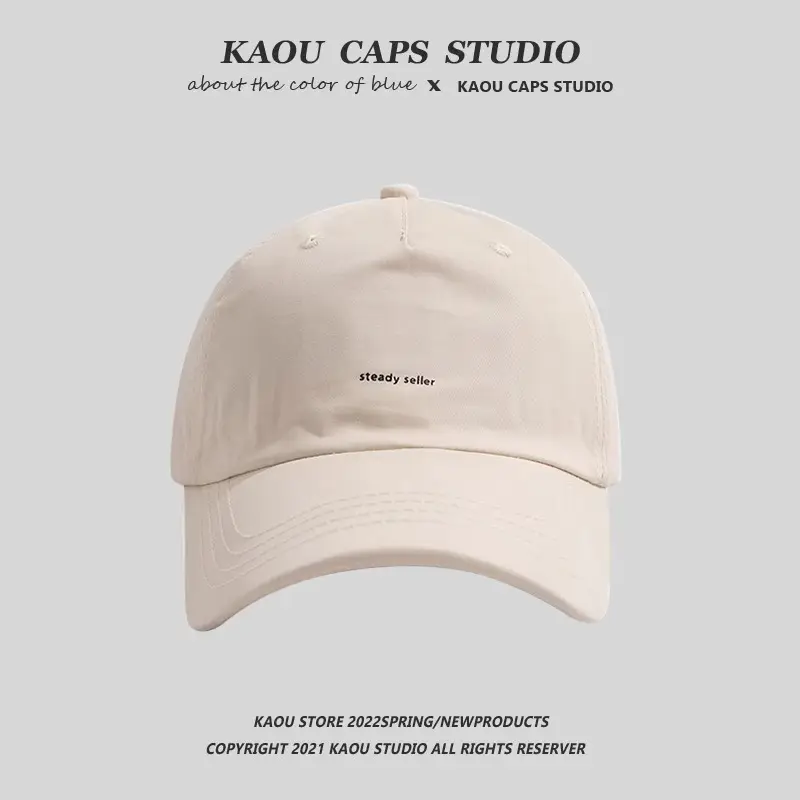 Women Korean Style Black Baseball Cap Small Letter - Image 13