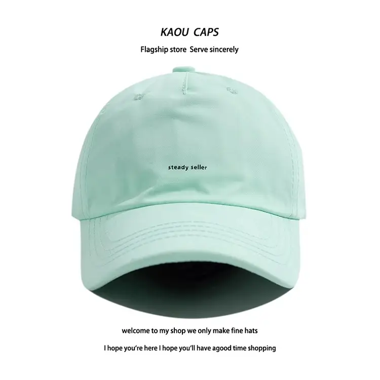 Women Korean Style Black Baseball Cap Small Letter — feature 13
