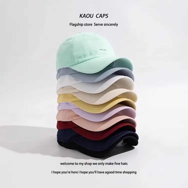 Women Korean Style Black Baseball Cap Small Letter — feature 3