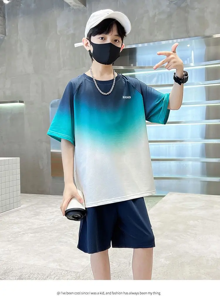 Boys Gradient Two-Piece Summer Suit 2026 — feature 13