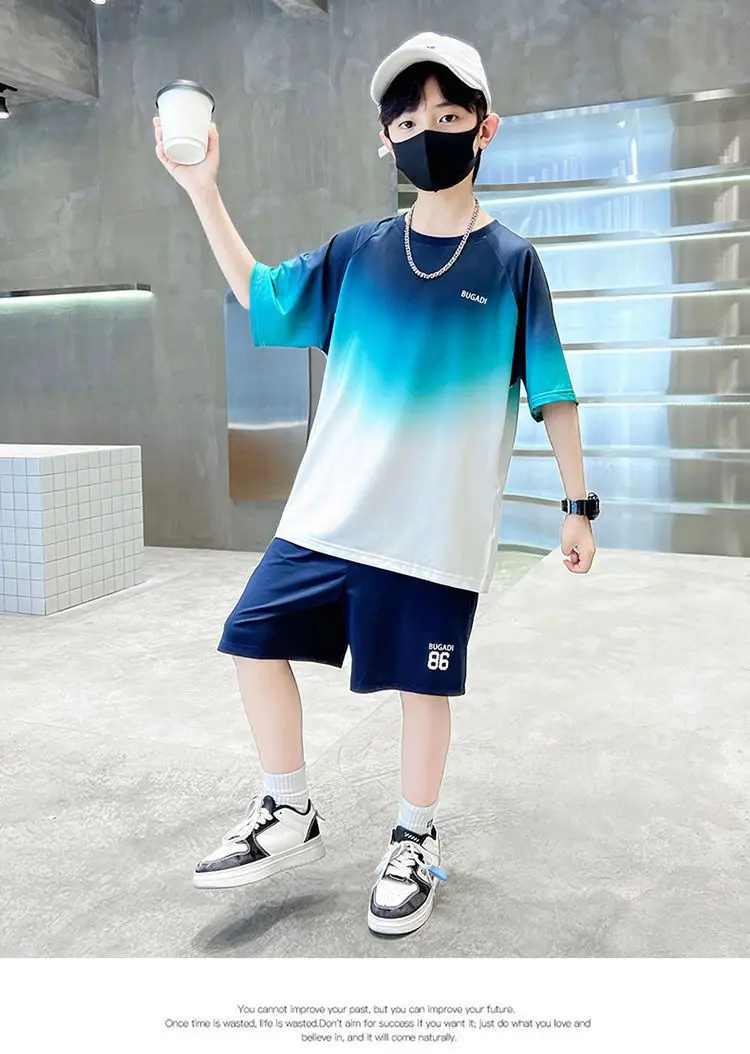 Boys Gradient Two-Piece Summer Suit 2026 — feature 15