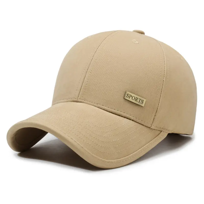 Middle-Aged Men's Brown Baseball Cap with "SWEAT" Logo - Image 6
