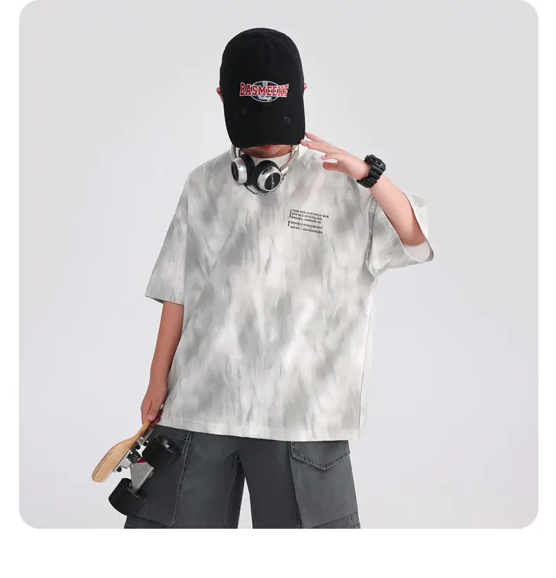 Boys Black T-Shirt 2025 Summer Breathable Fit β feature 15