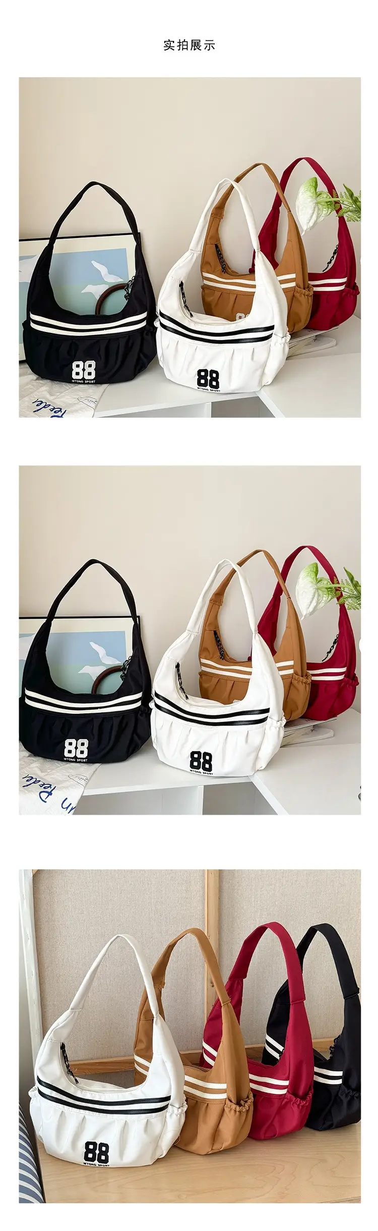 New Kids Crossbody Bag Black White Large Capacity — feature 9