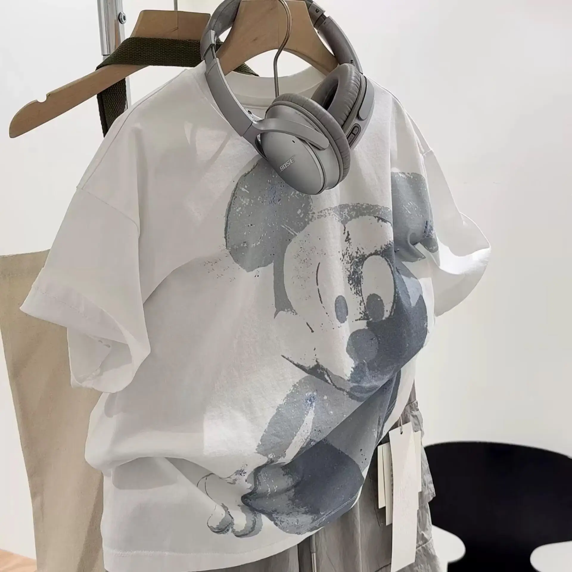 Boys Cotton T-Shirt with Cartoon Print Half Sleeve