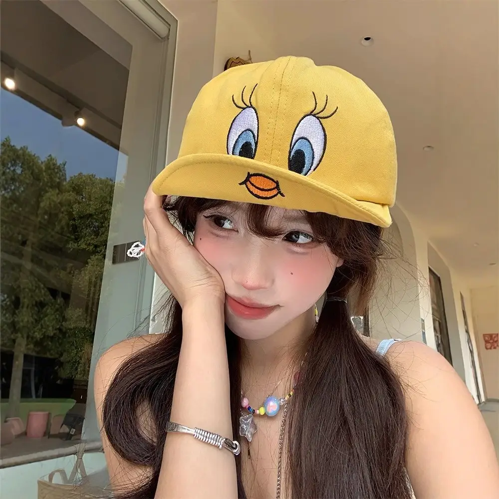 Women Cartoon Duck Cap Summer Sunshade Baseball Cap - Image 4