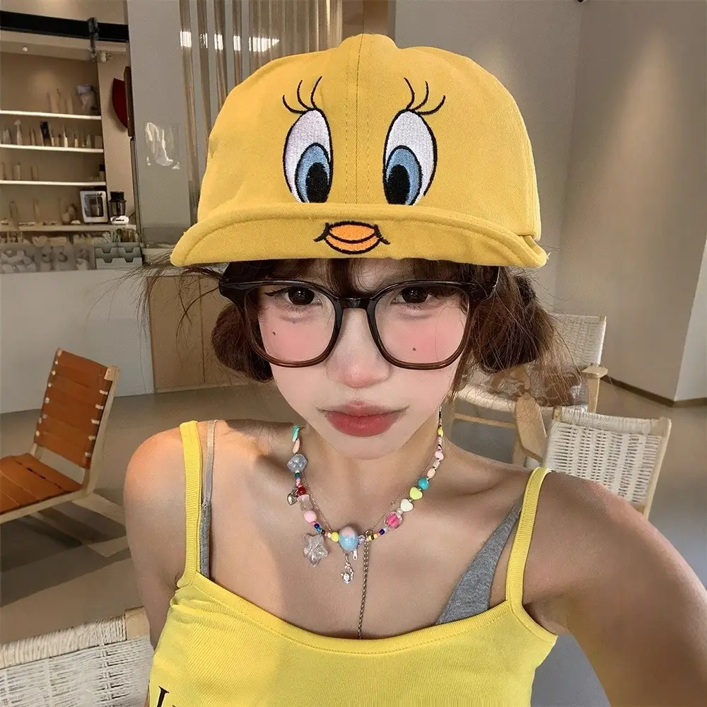 Women Cartoon Duck Cap Summer Sunshade Baseball Cap - Image 5