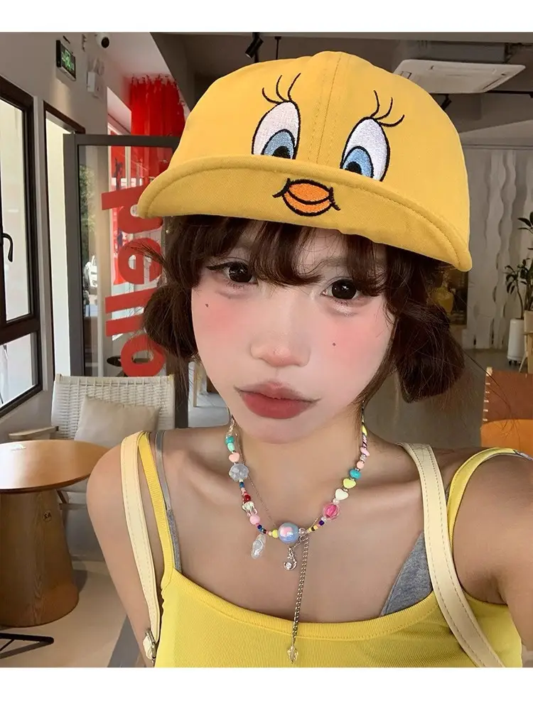 Women Cartoon Duck Cap Summer Sunshade Baseball Cap — feature 6