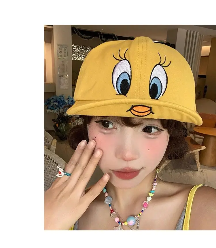 Women Cartoon Duck Cap Summer Sunshade Baseball Cap — feature 7