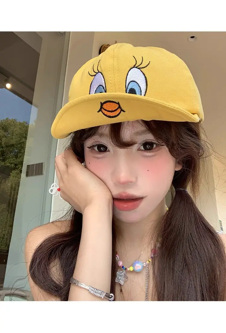 Women Cartoon Duck Cap Summer Sunshade Baseball Cap — feature 8