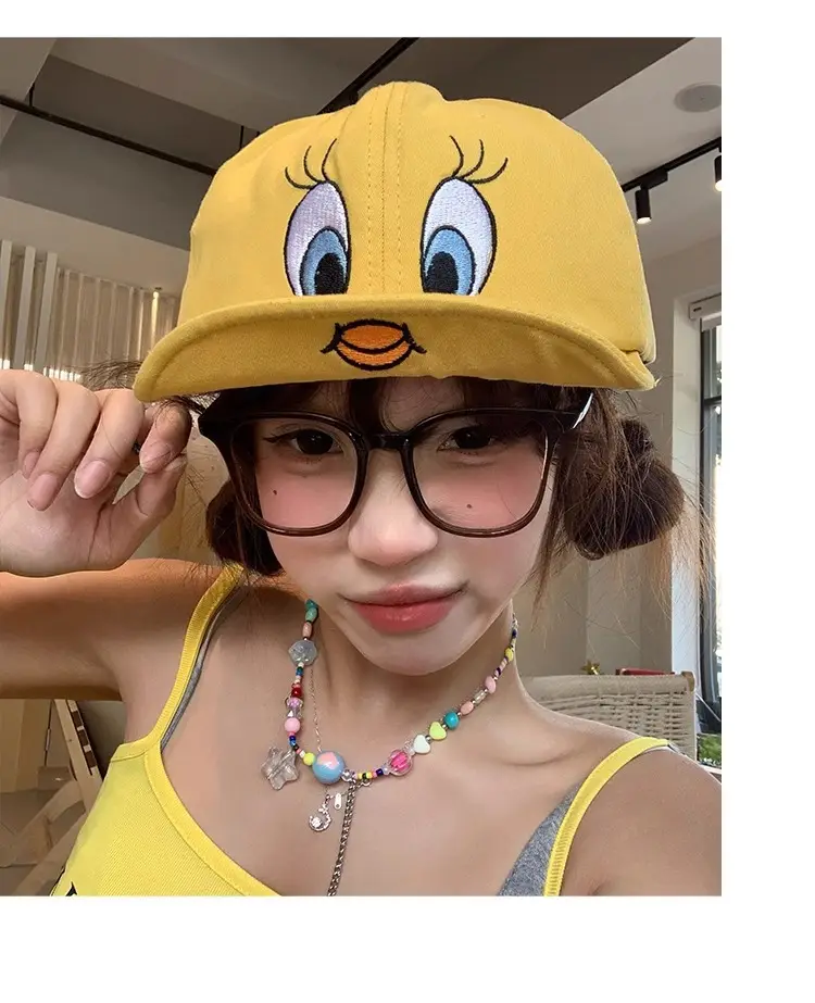 Women Cartoon Duck Cap Summer Sunshade Baseball Cap — feature 9
