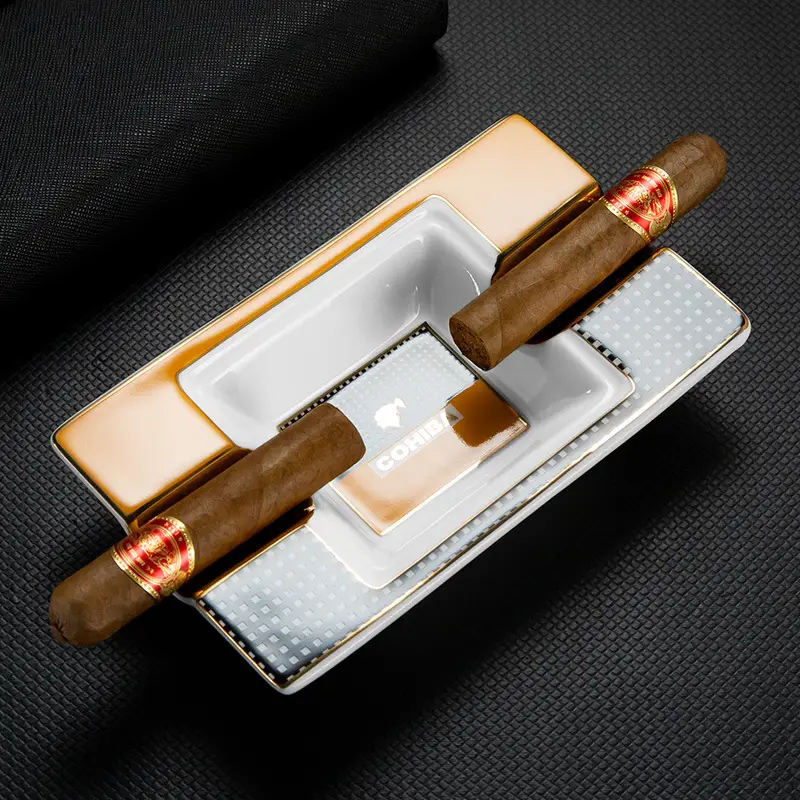 Cuban Cigar Ashtray Ceramic Large Diameter Special Ashtray Creative Stylish Clg-22En1
