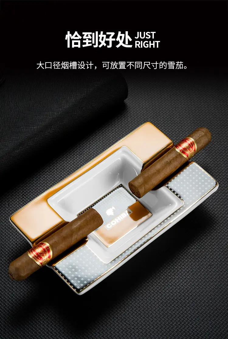 Cuban Cigar Ashtray Ceramic Large Diameter Special Ashtray Creative Stylish Clg-22En1 — feature 4