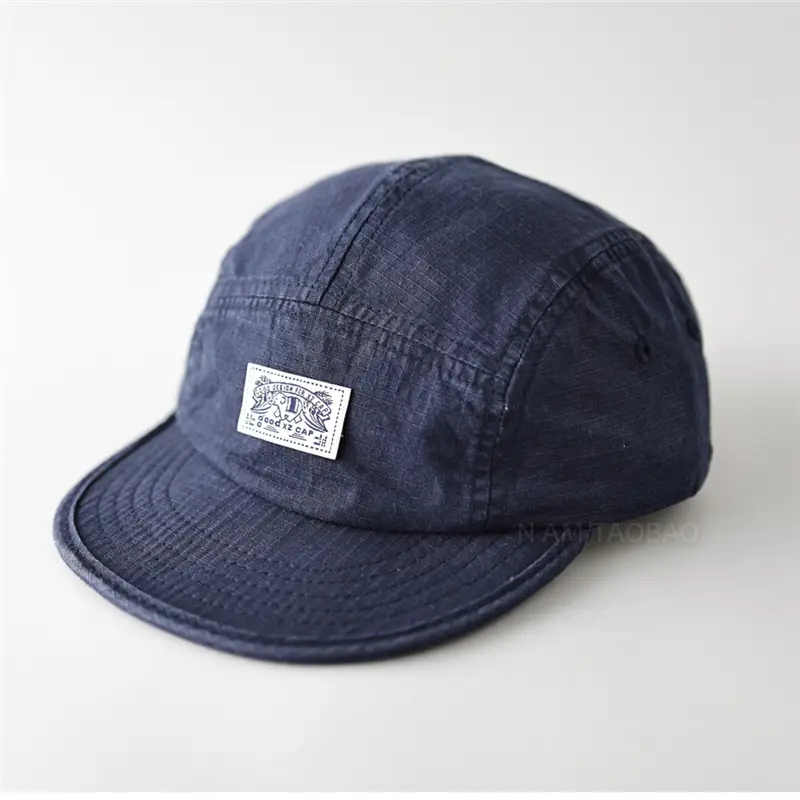 Gray Duckbill Baseball Cap with Patch for Men Women