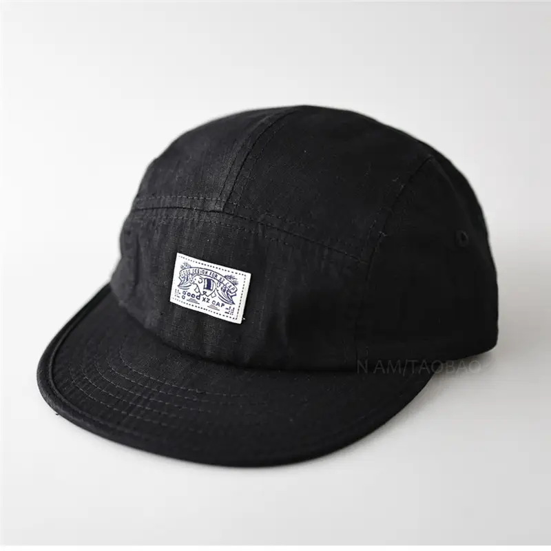 Gray Duckbill Baseball Cap with Patch for Men Women