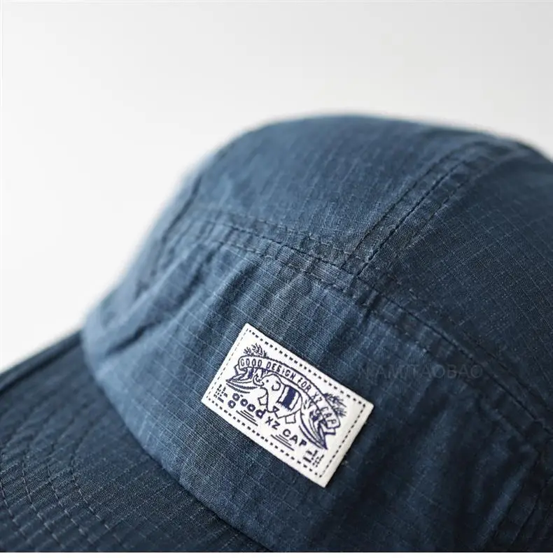 Gray Duckbill Baseball Cap with Patch for Men Women — feature 8