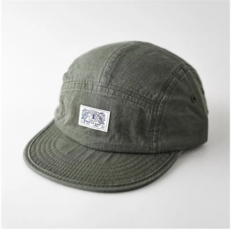 Gray Duckbill Baseball Cap with Patch for Men Women