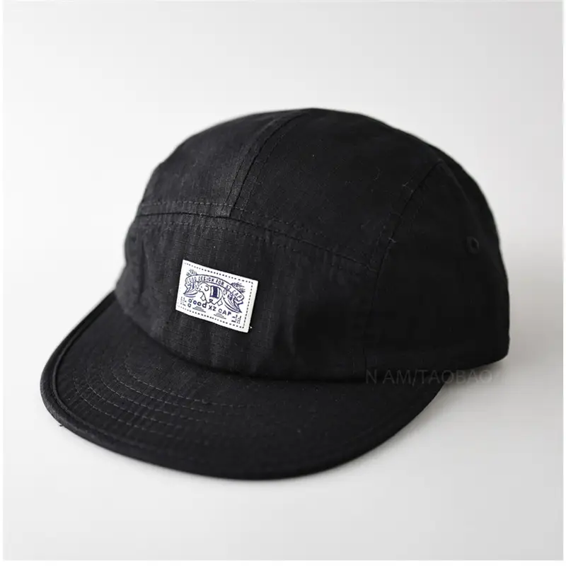 Gray Duckbill Baseball Cap with Patch for Men Women