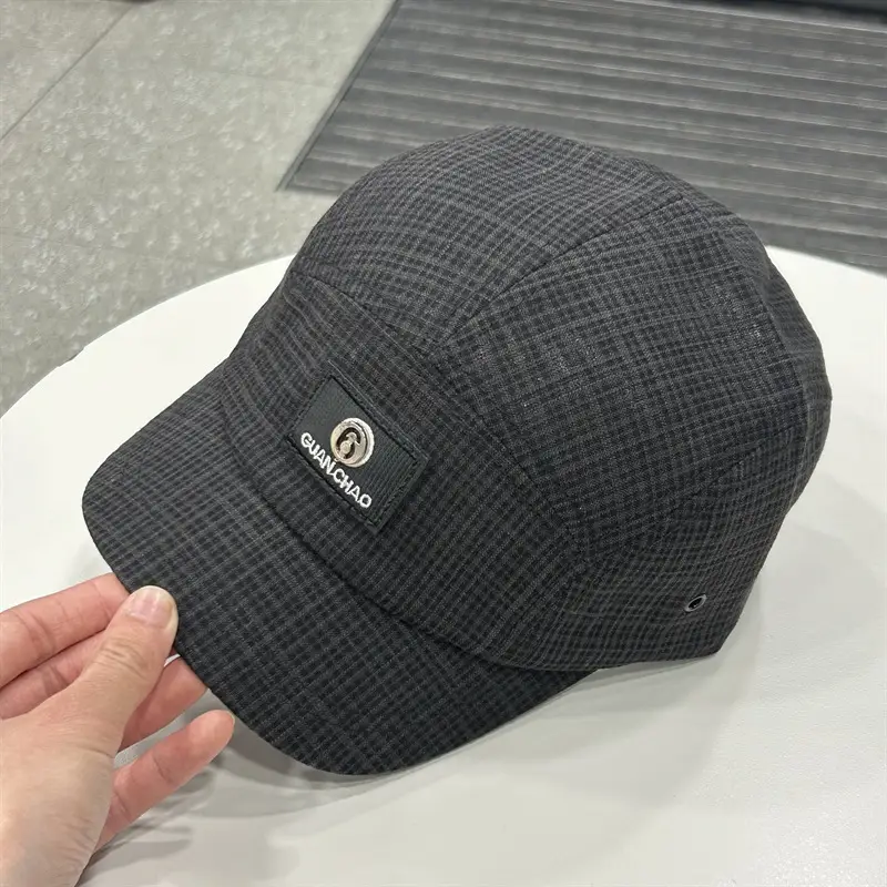 Men's Olive Green Duckbill Cap with Wide Brim