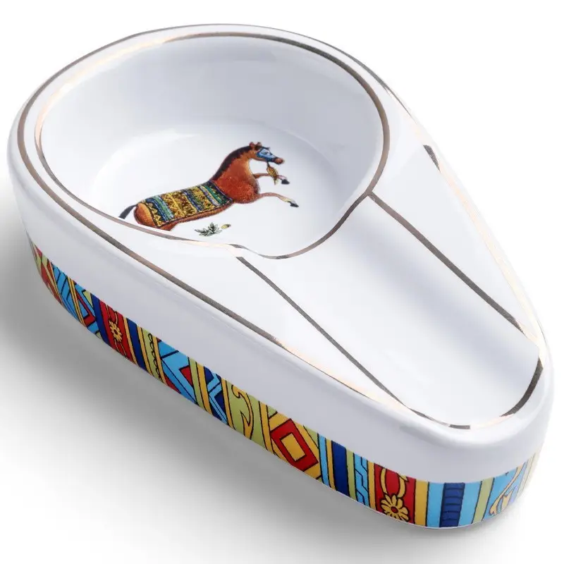 Cigar Ashtray, Large Diameter Cigar Ashtray, Ceramic Ashtray, Creative Single-Person Cigar Ashtray, Smoking Accessories - Image 14