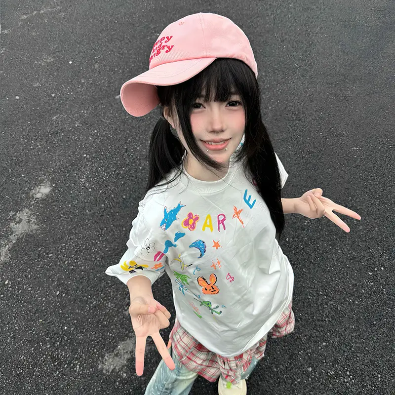 Dopamine Pink Letter Baseball Cap Women Soft Top Breathable Cap Korean Style Embroidered Face Showcase Small Sun Hat Trendy