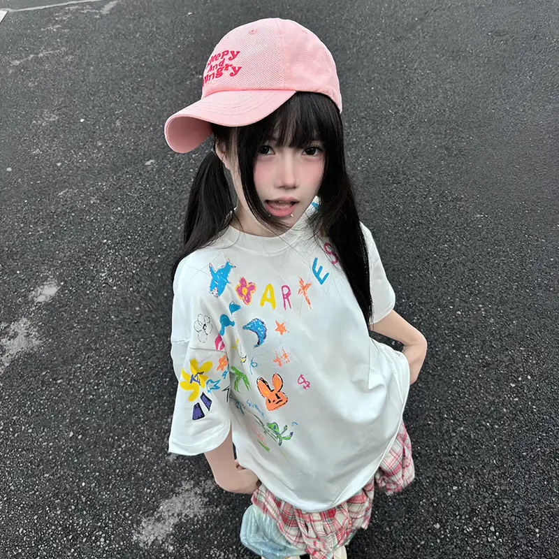 Dopamine Pink Letter Baseball Cap Women Soft Top Breathable Cap Korean Style Embroidered Face Showcase Small Sun Hat Trendy