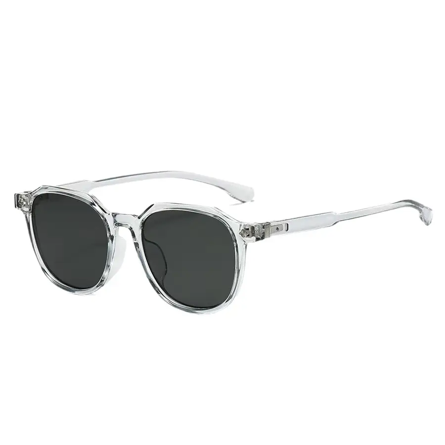 Black Frame Round Sunglasses for Women Men Summer Fashion - Image 11