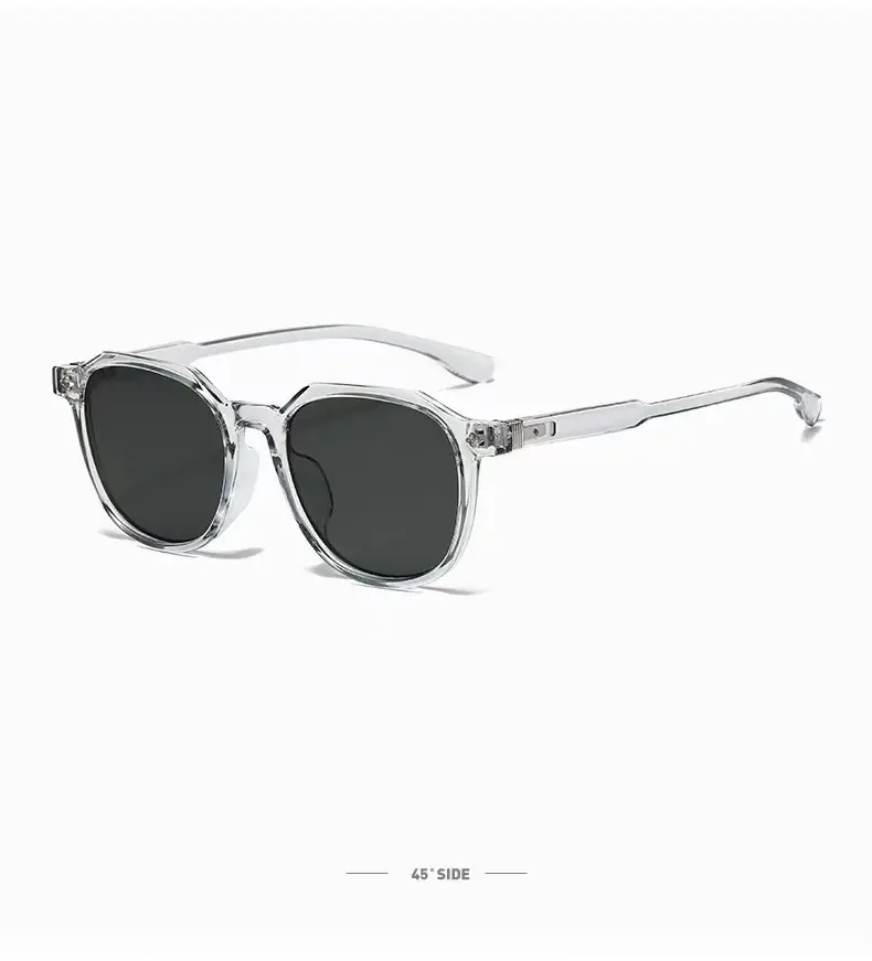 Black Frame Round Sunglasses for Women Men Summer Fashion — feature 13