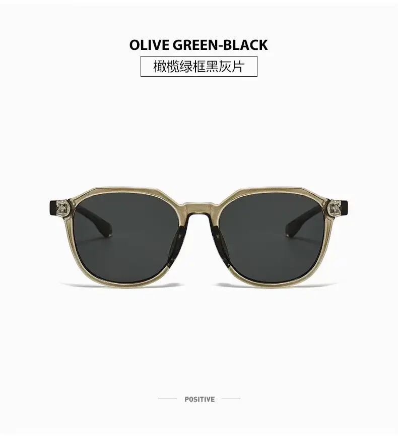 Black Frame Round Sunglasses for Women Men Summer Fashion — feature 14