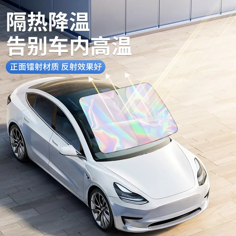 Car Sunshade Front with Heat Insulation & Anti-Scratch Finish