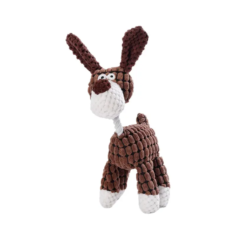 Pet toys bite-resistant cat dog plush toy dog bite not rotten molars vocal donkey puppy pet supplies wholesale