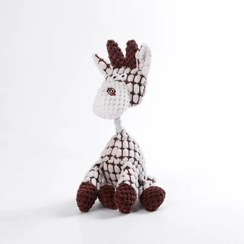 Pet toys bite-resistant cat dog plush toy dog bite not rotten molars vocal donkey puppy pet supplies wholesale