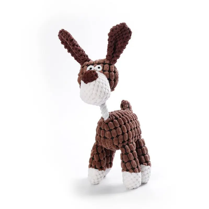 Pet toys bite-resistant cat dog plush toy dog bite not rotten molars vocal donkey puppy pet supplies wholesale