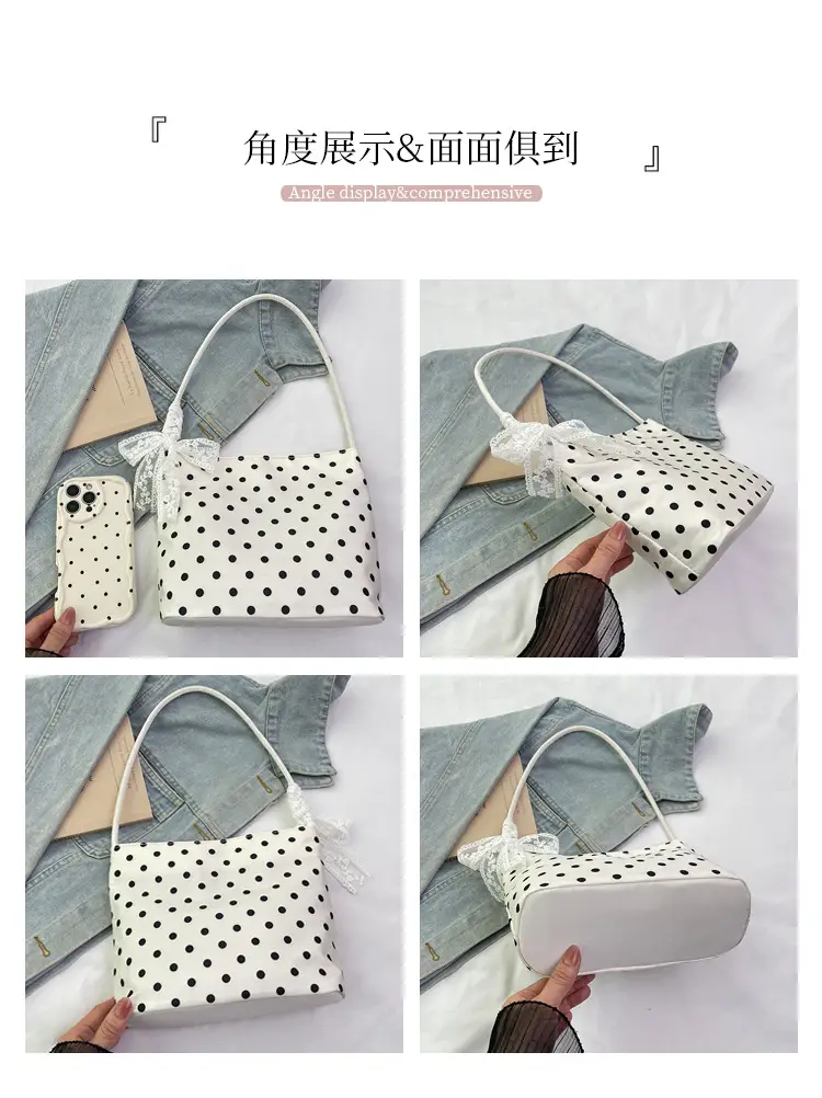 Women's Polka Dot Shoulder Bag 2024 New Style — feature 6