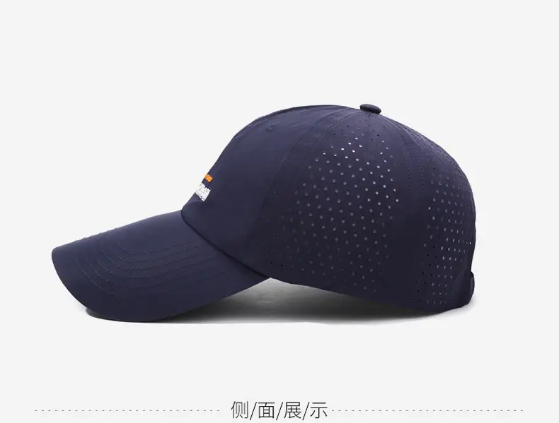 Men White Duck Tongue Cap with Brand Logo — feature 10