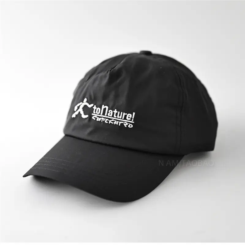 Navy Blue Knitted Baseball Cap with Logo - Image 9