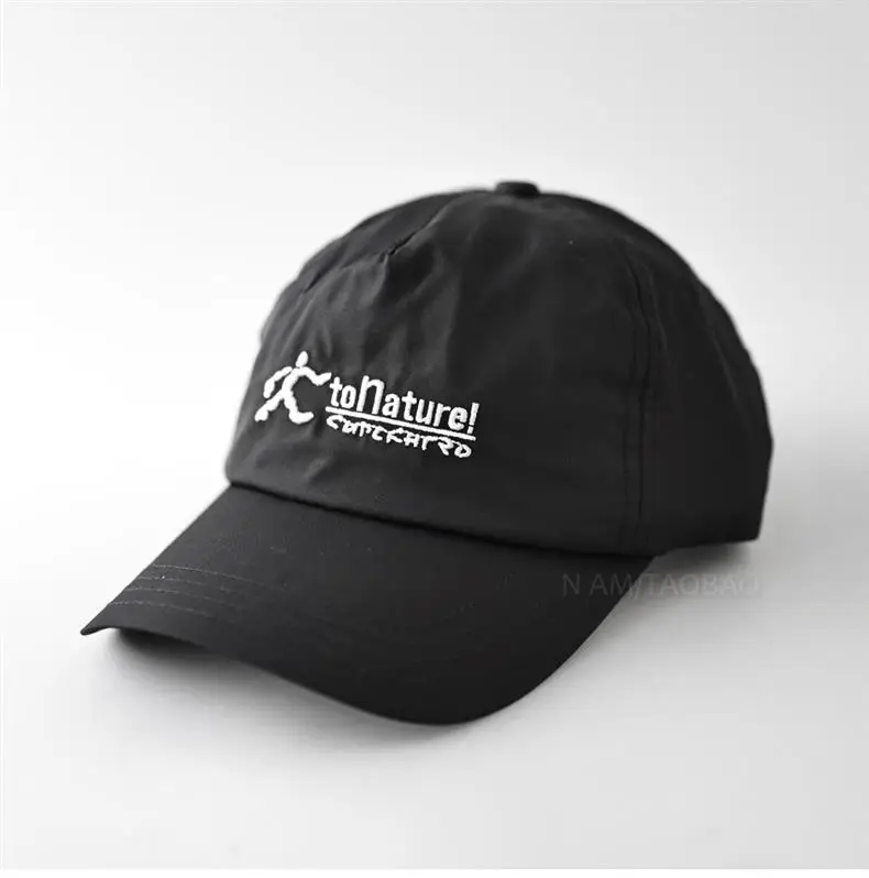 Navy Blue Knitted Baseball Cap with Logo — feature 1