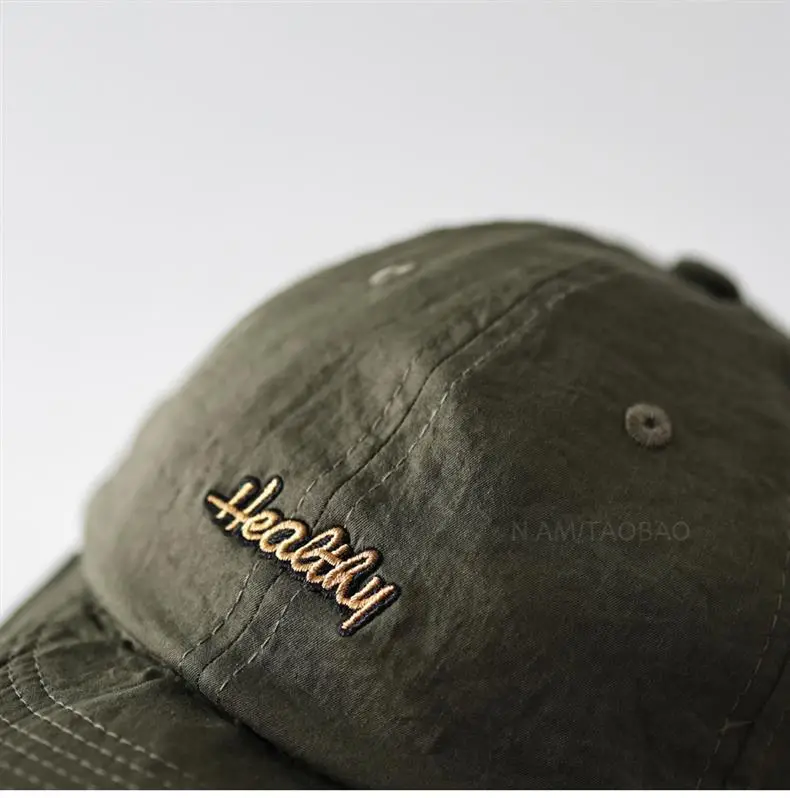 Black Embroidered Baseball Cap for Men Women — feature 12