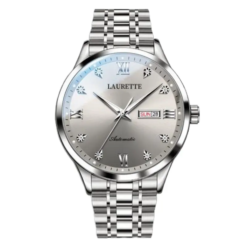 Laurit New Diamond Encrusted Men's Quartz Watch Live Broadcast - Image 7