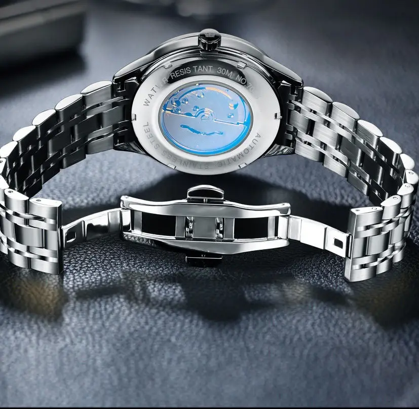 Laurit New Diamond Encrusted Men's Quartz Watch Live Broadcast — feature 16